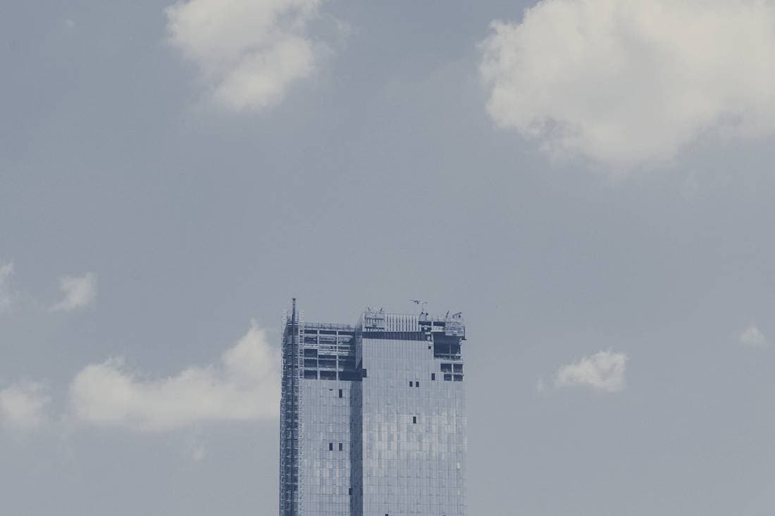 Estructura residencial en construcción